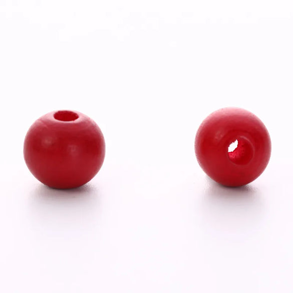 Wooden Jewelry Accessories DIY Hair Accessories Hair Clips Earrings Accessories Necklace Accessories Round Beads 10mm Dark Series Spot