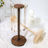 Wooden Jewelry Display Rack Round For Necklaces And Bracelets