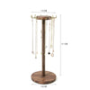 Wooden Jewelry Display Rack Round For Necklaces And Bracelets