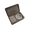 Wooden Jewelry Storage Box For Rings Bracelets Earrings Necklaces Black Walnut