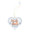 Wooden Printed Love Hanging Ornament Pendant Christmas Decoration For Couples And Good Friends
