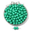 Wooden Round Beads Retro Style Spray Painted Handmade Diy Jewelry Accessories For Bracelet And Mobile Phone Chain