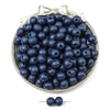 Wooden Round Beads Retro Style Spray Painted Handmade Diy Jewelry Accessories For Bracelet And Mobile Phone Chain
