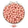 Wooden Round Beads Retro Style Spray Painted Handmade Diy Jewelry Accessories For Bracelet And Mobile Phone Chain