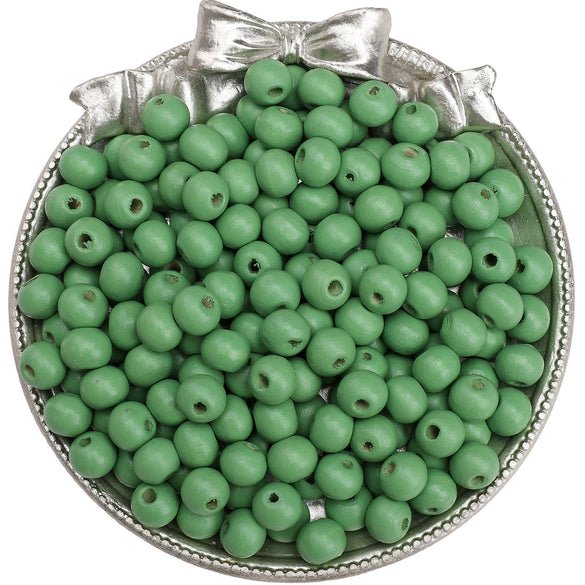Wooden Round Beads Retro Style Spray Painted Handmade Diy Jewelry Accessories For Bracelet And Mobile Phone Chain