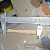 Wooden Simulation Baseball Stick Pendant Jewelry Keychain Material