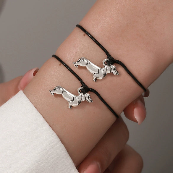 Woven Bracelet Stainless Steel Titanium Steel Animal Zodiac Style For Unisex
