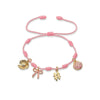 Woven Bracelets Cord Material Shells Turtles Crabs Love Geometric Electroplating Style Women's