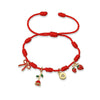 Woven Bracelets Cord Material Shells Turtles Crabs Love Geometric Electroplating Style Women's