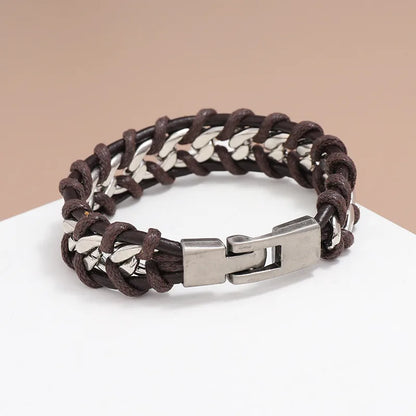 Woven  Personality Punk Style Chain Bracelet