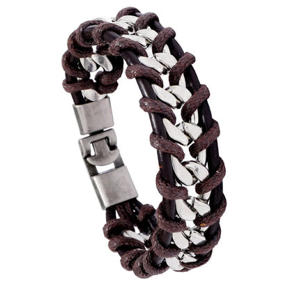 Woven  Personality Punk Style Chain Bracelet