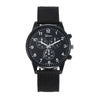 Woven Quartz And Digital Sports Watch For Men And Boys Nylon And Canvas Strap Alloy Case Round Dial