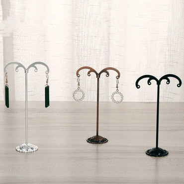 Wrought Iron Earrings Jewelry Display Stand Three Piece Set  Wholesale