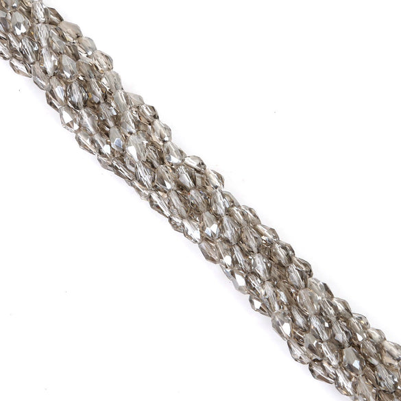 4X6mm Straight Hole Cut Glass Drop Beads Diy Jewelry Beading Accessories Loose Beads Wholesale