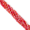4X6mm Straight Hole Cut Glass Drop Beads Diy Jewelry Beading Accessories Loose Beads Wholesale