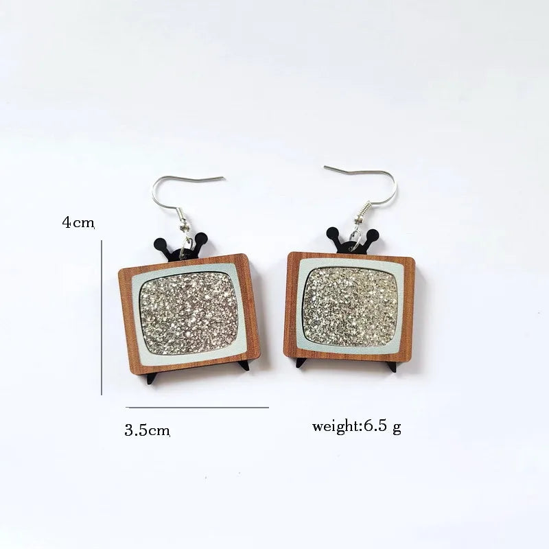 Y2k Square Arylic Women'S Drop Earrings