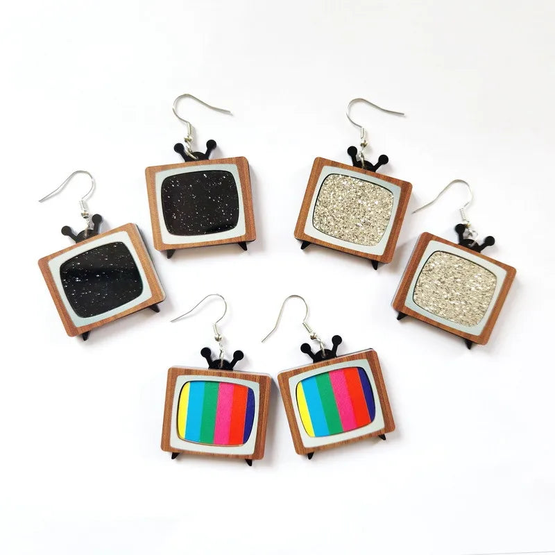 Y2k Square Arylic Women'S Drop Earrings