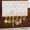 Yakemiyou Simple Style Princess Water Droplets Copper 14k Gold Plated Zircon Drop Earrings In Bulk