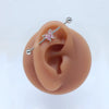 Youth Butterfly Ear Studs And Ear Bone Nails Copper Electroplating Animal Pattern