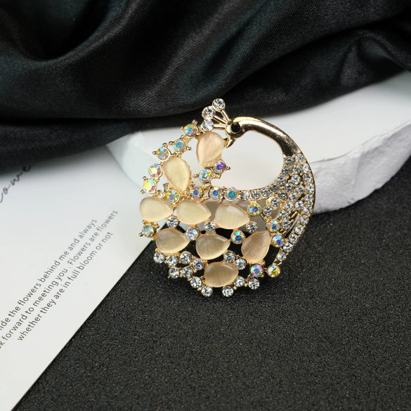 Zinc Alloy Animal Bow Silk Towel Buckle Coat Belt Buckle Electroplated Fashion Clothing Accessory Brooch
