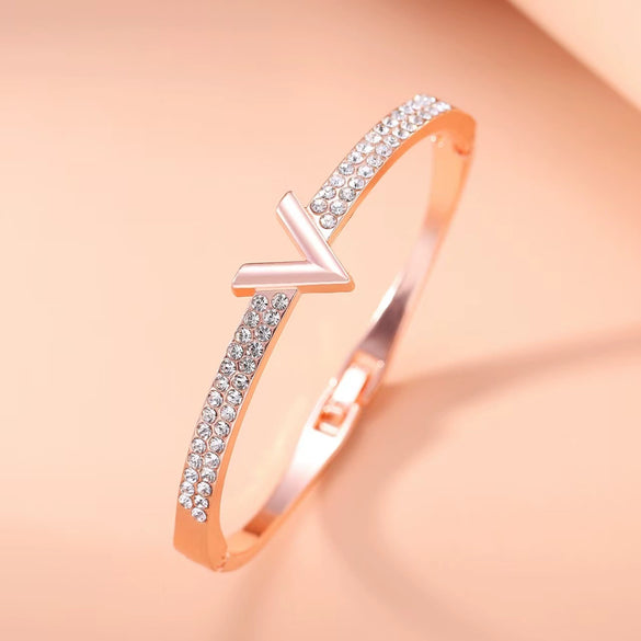 Zinc Alloy Animal Style Electroplated Open Bracelet For Women