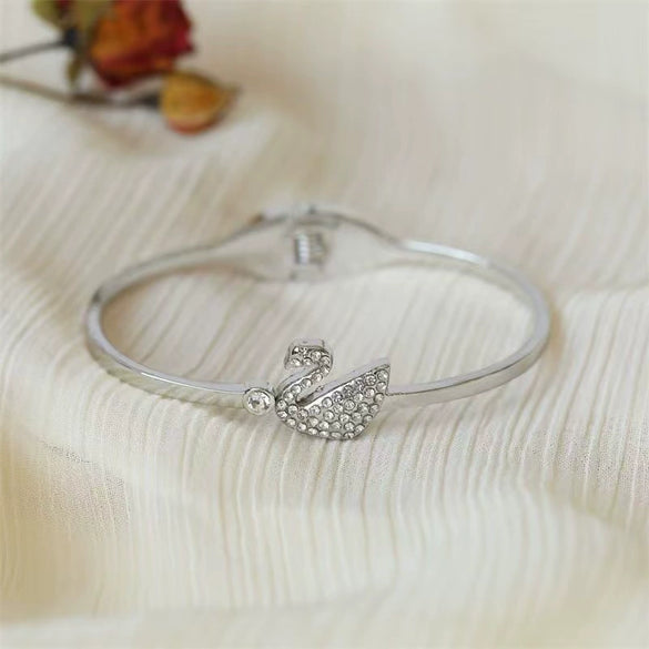 Zinc Alloy Animal Style Electroplated Open Bracelet For Women
