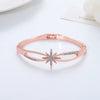 Zinc Alloy Animal Style Electroplated Open Bracelet For Women