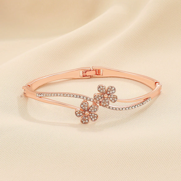 Zinc Alloy Animal Style Electroplated Open Bracelet For Women