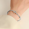 Zinc Alloy Animal Style Electroplated Open Bracelet For Women
