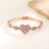 Zinc Alloy Animal Style Electroplated Open Bracelet For Women