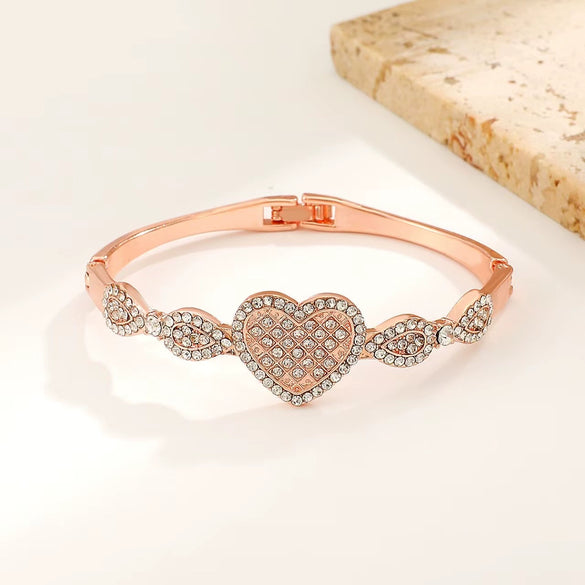 Zinc Alloy Animal Style Electroplated Open Bracelet For Women