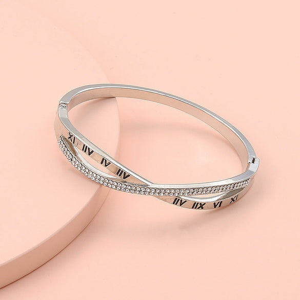 Zinc Alloy Animal Style Electroplated Open Bracelet For Women
