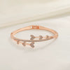 Zinc Alloy Animal Style Electroplated Open Bracelet For Women