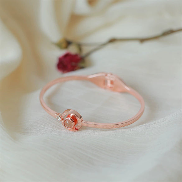 Zinc Alloy Animal Style Electroplated Open Bracelet For Women