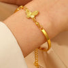 Zinc Alloy Animal Style Electroplated Open Bracelet For Women