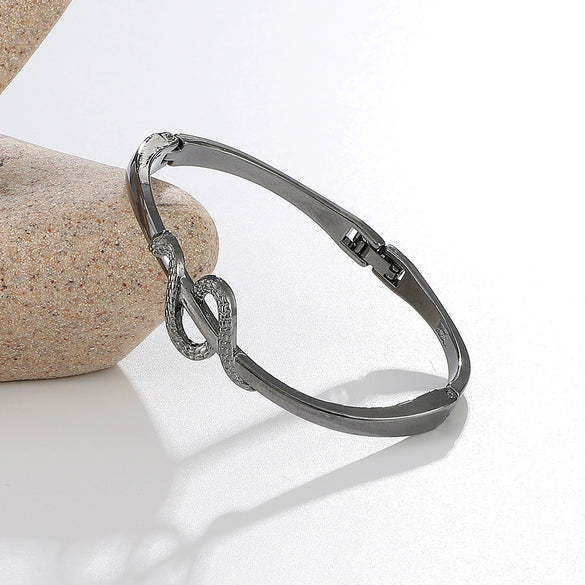 Zinc Alloy Animal Style Electroplated Open Bracelet For Women