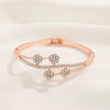 Zinc Alloy Animal Style Electroplated Open Bracelet For Women