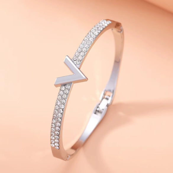 Zinc Alloy Animal Style Electroplated Open Bracelet For Women