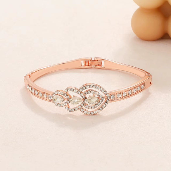 Zinc Alloy Animal Style Electroplated Open Bracelet For Women