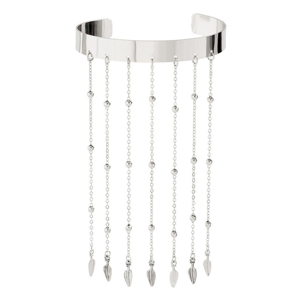 Zinc Alloy Beaded Tassel Arm Chain Arm Ring Electroplated Bohemian Style Women Jewelry