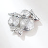Zinc Alloy Christmas Candy Brooch With Dripping Oil Finish Fruit Food Design Unisex Fashion Clothing Accessory