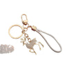 Zinc Alloy Christmas Reindeer Keychain Pendant Creative Festive Decorative Gift Accessory