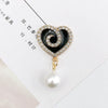 Zinc Alloy Dripping Oil Love Pendant Jewelry Accessories