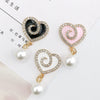 Zinc Alloy Dripping Oil Love Pendant Jewelry Accessories