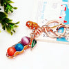 Zinc Alloy Fortune Bucket Cornucopia Women's Cute Creative Metal Key Chain