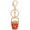 Zinc Alloy Fortune Bucket Cornucopia Women's Cute Creative Metal Key Chain