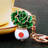 Zinc Alloy Fortune Bucket Cornucopia Women's Cute Creative Metal Key Chain