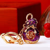Zinc Alloy Fortune Bucket Cornucopia Women's Cute Creative Metal Key Chain