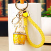Zinc Alloy Fortune Bucket Cornucopia Women's Cute Creative Metal Key Chain