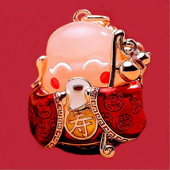 Zinc Alloy Fortune Bucket Cornucopia Women's Cute Creative Metal Key Chain